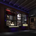 Historical Cultural Center Interior With Iron Barred Window Sunlight And Person Reading