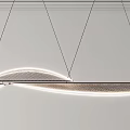 Modern Contemporary Chandeliers With Curved Linear Metal Frames And Sphere Details