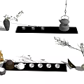 New Chinese Tea Set Teapot Tea Set 3d model