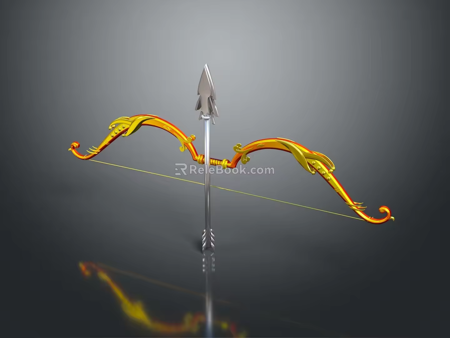 Crossbow Mechanical Crossbow Shift Bow and Arrow Shoot Far Equipment Weapons High-tech Crossbow 3d model