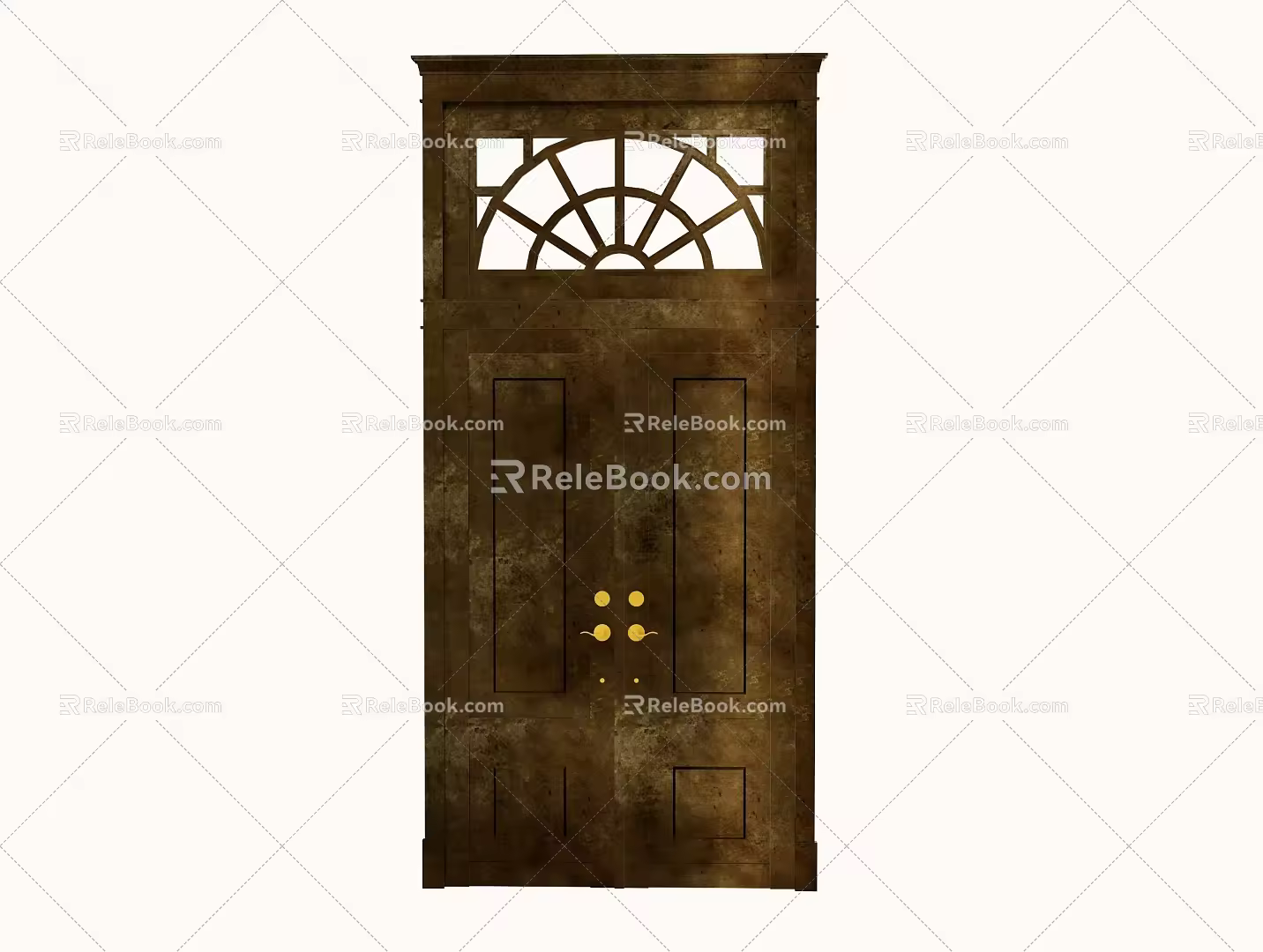 Double door 3d model