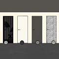 Modern Hinged Doors in Different Colors and Finishes for Interior Design