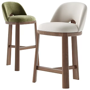 Modern Bar Chair Bar Stool 3d model