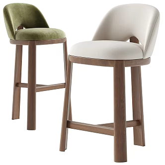 Modern Bar Chair Bar Stool 3d model