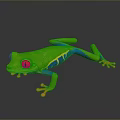Frog Poison Frog Game Frog Reptile Cold Blooded Animal Reptile 3d model