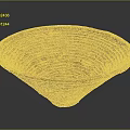 Natural Woven Bamboo Storage Basket Bowl Shaped With Traditional Craftsmanship