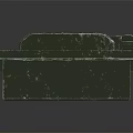 Green Scratched Metal Control Box With Window And Dials