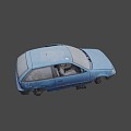 year of car. 3d model