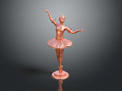 woman ballerina female dancer female beauty female youth girl female character 3d model