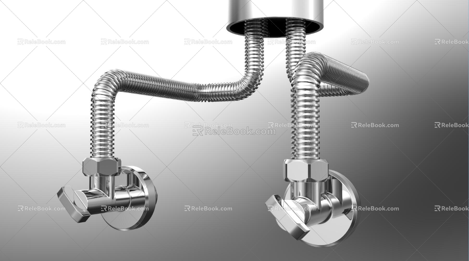 3D model of faucet angle valve 3d model