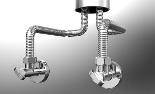 3D model of faucet angle valve 3d model