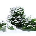 Modern Tree Winter Landscape Tree 3d model