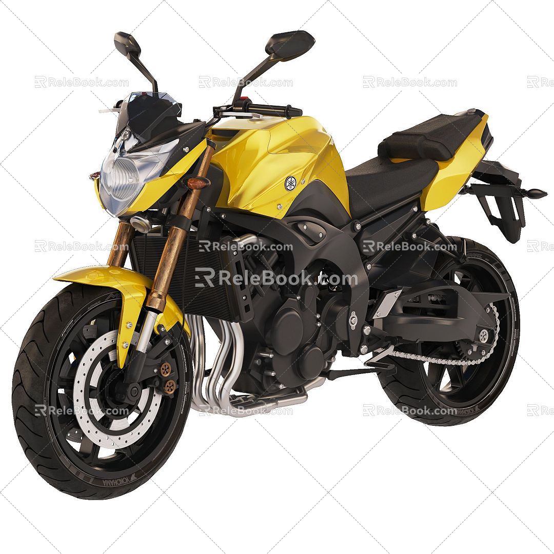 Yamaha motorcycle locomotive Yamaha motorcycle motorcycle vehicle luxury car racing 3d model