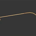 Trendy Gold Frame Sunglasses With Red Lenses For Fashion Accessory Look