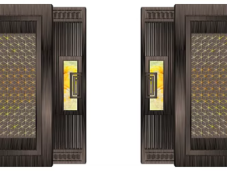 new chinese style gate 3d model
