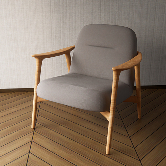 Modern Sofa Chair Leisure Chair 3d model