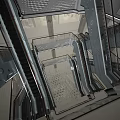 Bright Spacious Modern Shopping Mall Hall With Elegant Escalators And Upscale Exquisite Interior Design