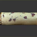 Delicious Strawberry Cream Cake Roll Decorated with Red Fruit Toppings