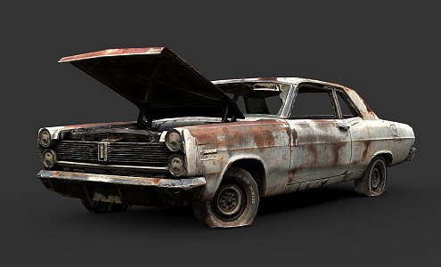 Rusty Coupe 3d model