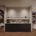 Modern Living and Dining Area Interior With Herringbone Floor Large Windows and Greenery