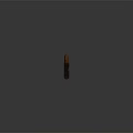 Classic Hunting Shotgun With Wooden Stock And Metal Barrel On Dark Surface
