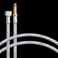 Bathroom Accessories SUS 304 Stainless Steel Braided Hoses With Metal Fittings