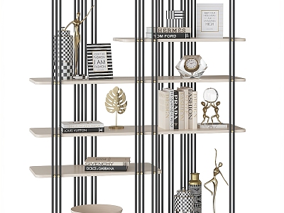 Bookshelf Storage Rack Display Rack model