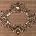 European-style Metal Carved European Pattern Hollow Carved Pattern 3d model