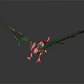 Fantasy Dragon 3D Model With Large Detailed Wings And Mythical Creature Design
