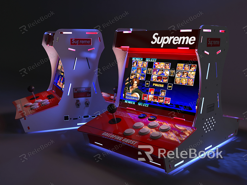 Modern game arcade game machine model