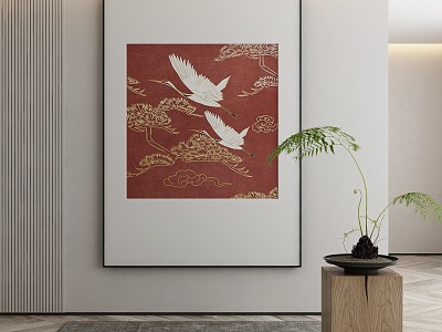 New Chinese Animal Painting Decorative Painting model