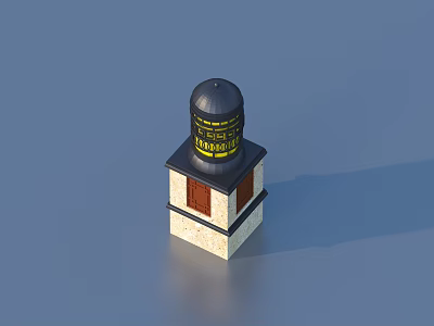 Lawn lamp outdoor lamp landscape lamp 3d model