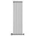 Other Vertical Silver Stripes Design With Parallel Lines On White Background Surface
