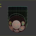 Projection Surveillance Device with Black Housing Circular Lens and Green Indicator Lights