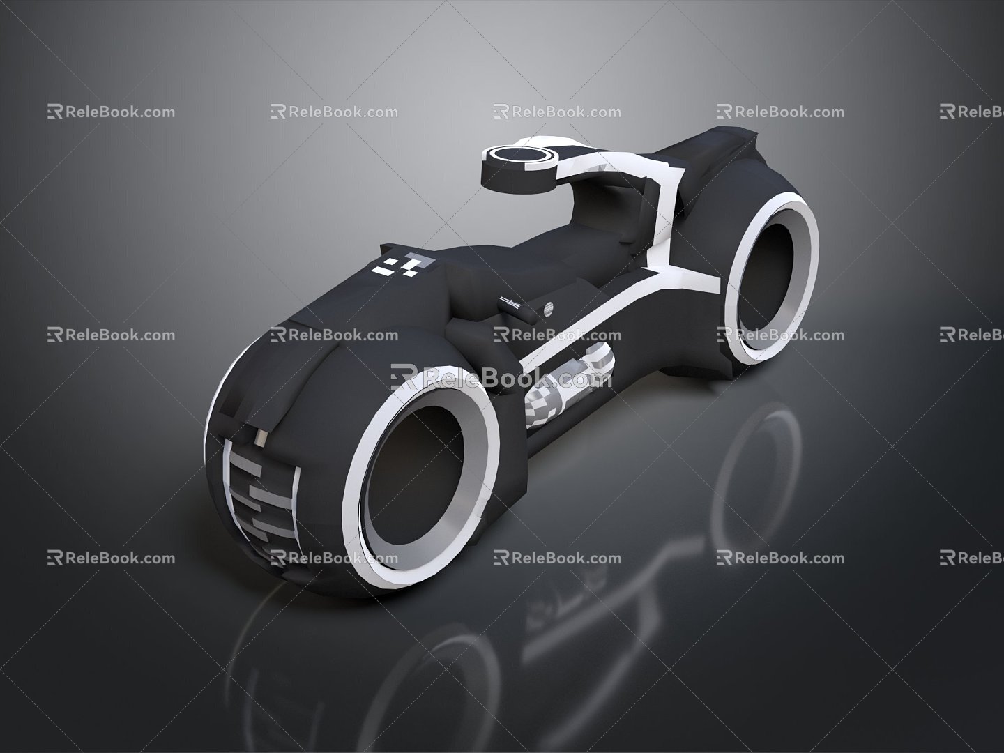 Modern Motorcycle Jet Motorcycle Science Fiction Motorcycle Concept Motorcycle Flying Car 3d model