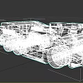 Black Heavy Duty Armored Vehicle With Multi Wheeled Design Roof Mounted Equipment And Grille Panels