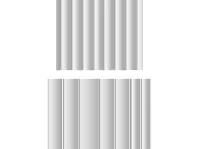 Modern Decorative Wall With Vertical Striped Panels For Home Interior Design 3d model