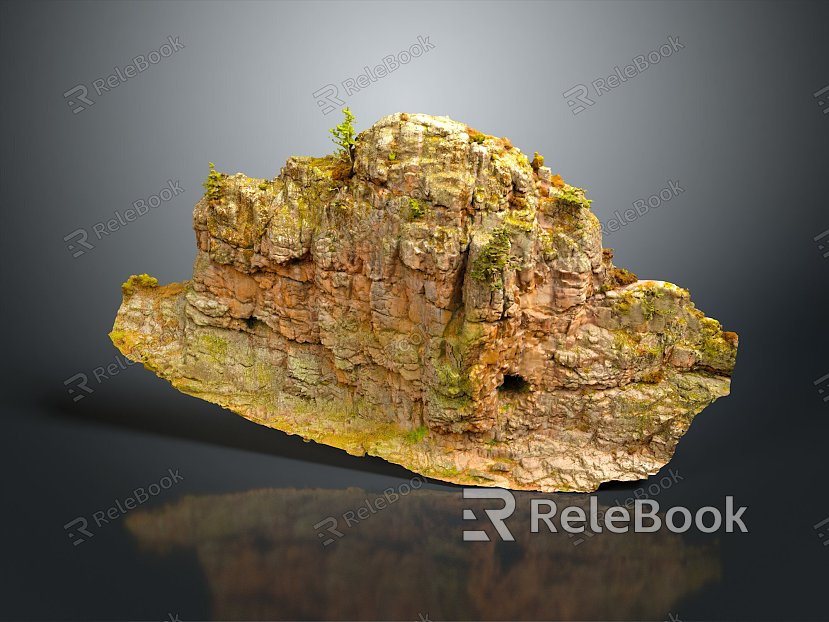 Rock Rock Block Rock Block Rock Specimen Boulder Big Stone Block Rock Stratum Rock Stratum Rock Stratum Rock model