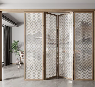 Folding door 3d model