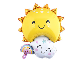 Modern Balloon Smiley Sun 3d model