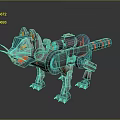 Mechanical Cat Cat Toy Toy Cat Cartoon Cat Robot Cat Anime Character Cartoon Character Cat Warrior 3d model