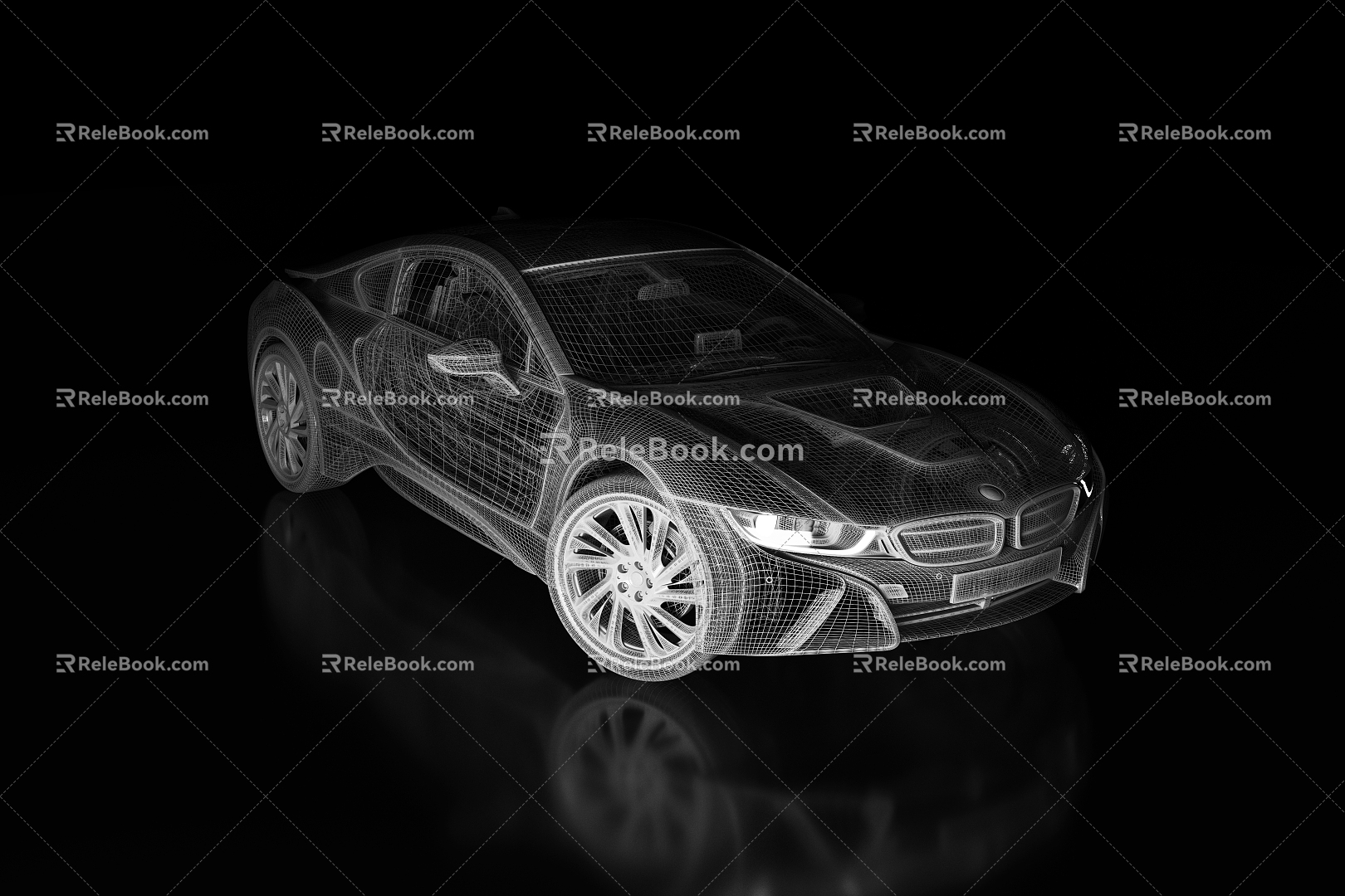 Hyundai cool cars 3d model