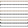 Curtain Accessories For Home Decoration Featuring Various Color Curtain Rods And End Brackets