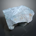 Natural Blue Gray Stone with Rough Texture and Yellow Speckles for Interior Decor Projects