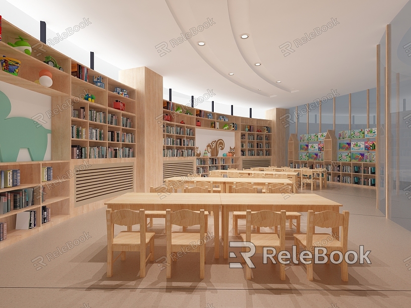 School Library Activity Room Multi-function Room model