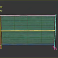 Steel Wire Mesh Anti-penetration Mesh Protective Mesh Wire Fence Wire Fence Anti-turnover Mesh Wire Mesh Wire 3d model