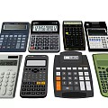 modern calculator computer 3d model