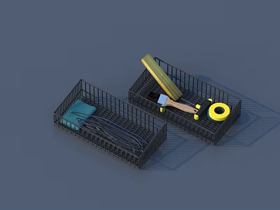 Hardware Tools Hardware Parts 3D Model 3d model