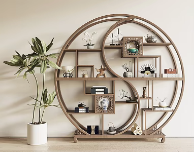 New Chinese Antique Rack 3d model