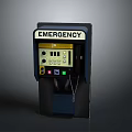 Essential Emergency Call Device With Control Panel And Display For Daily Use